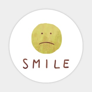 Sad smile Magnet